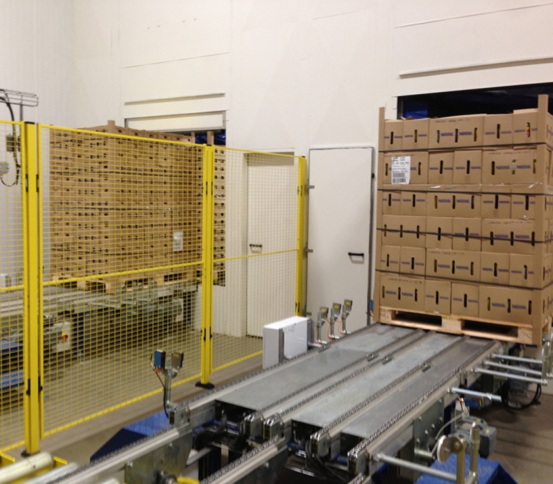 Pallet fast cooling tunnels desserts, yoghurt and fresh cheese - Fromfroid